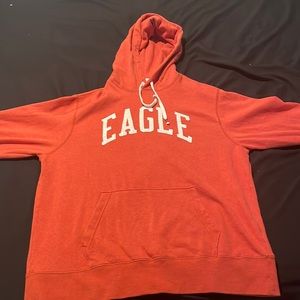 rusty orange Xl unisex hoodie